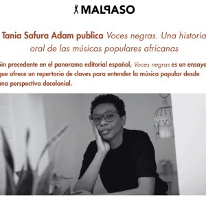 Nota de prensa de la editorial
