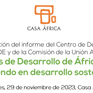 Programa de la presentación en Casa África en español