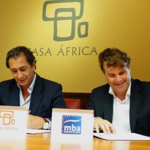 Casa África y la Fundación Canaria MBA firman un convenio de cooperación educativa