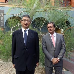 Visita a Casa África del nuevo cónsul de Japón en Las Palmas de Gran Canaria