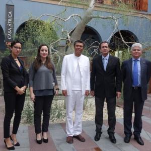 El ministro de Cultura de Cabo Verde, Mário Lúcio Sousa, visita Casa África