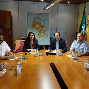 Casa África se reúne con los máximos responsables militares y policiales del Archipiélago