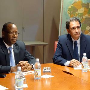 El embajador de Senegal en España visita Casa África