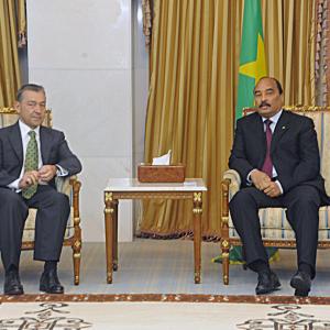 Luis Padrón, parte de la delegación del Gobierno de Canarias que se encuentra en Mauritania