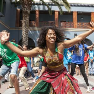 Los alumnos canarios exponen sus visiones de África en Casa África