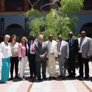 Casa África recibe a una delegación de la Asociación de Sociedades Nacionales de la Cruz Roja y de la Media Luna Roja Africanas (ACROFA)