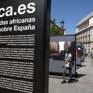 Miradas africanas sobre la ciudad española toman las calles de Madrid