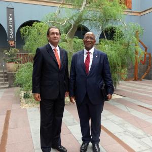 El embajador de Sudáfrica en España, de visita institucional en Gran Canaria