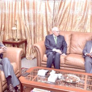 Luis Padrón, de visita institucional en Guinea Ecuatorial