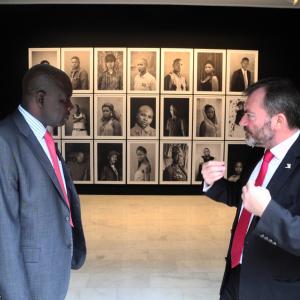 El embajador de Kenia en España, de visita en Casa África