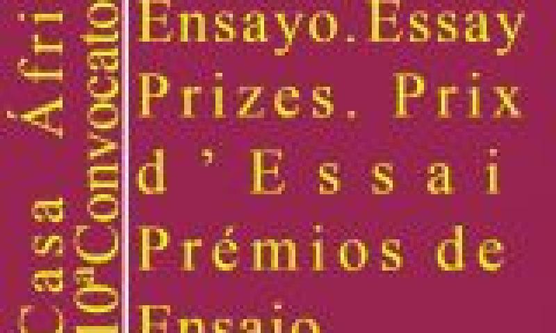 10ª Convocatoria de los Premios de Ensayo Casa África