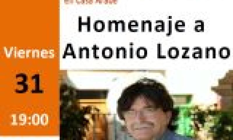 Homenaje a Antonio Lozano