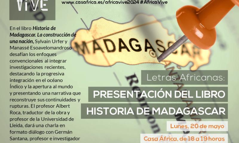 Presentación del libro «Historia de Madagascar»