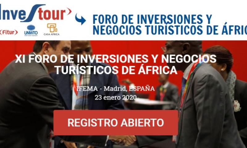 INVESTOUR 2020. XI Foro de Inversiones y Negocios Turísticos en África