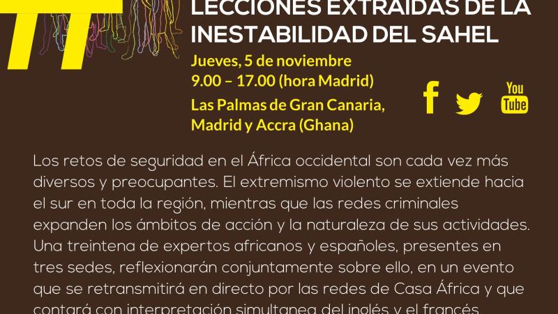 Colección de artículos del seminario #ÁfricaEsNoticia: Seguridad en África Occidental: Lecciones extraídas de la inestabilidad del Sahel