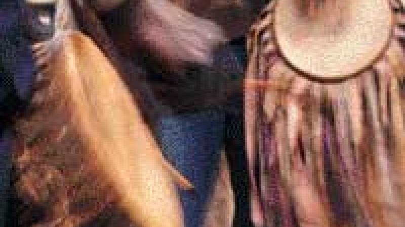 Mandinka drum master