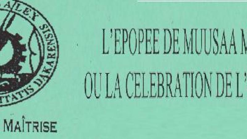 L'Epopée de muusaa moolo ou la celebration de l'esclave