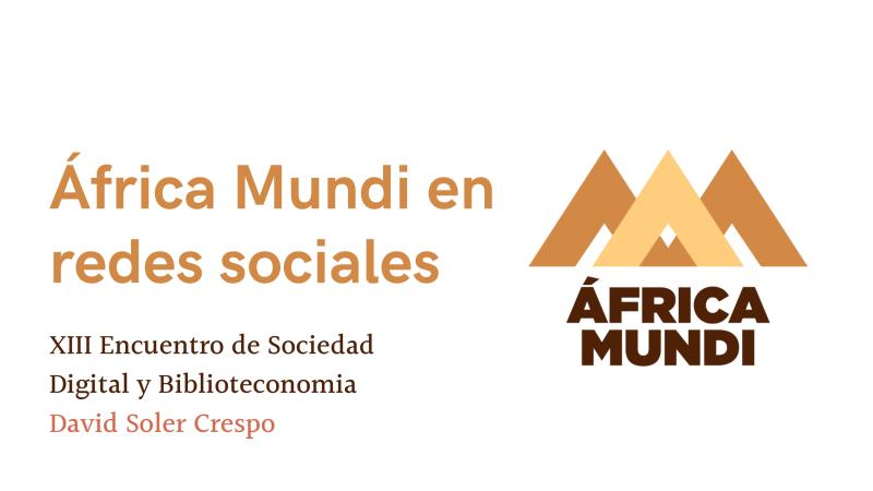 África Mundi en redes sociales