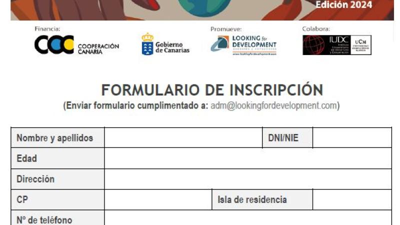Formulario de inscripción