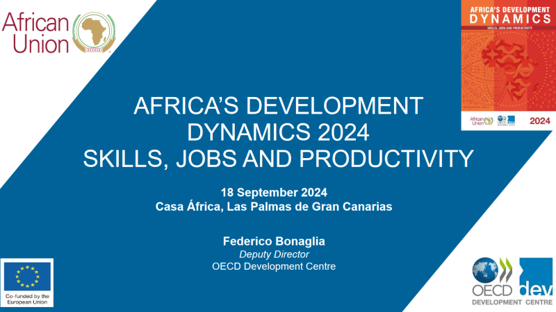 Africa's Development Dynamics 2024. Presentación Federico Bonaglia