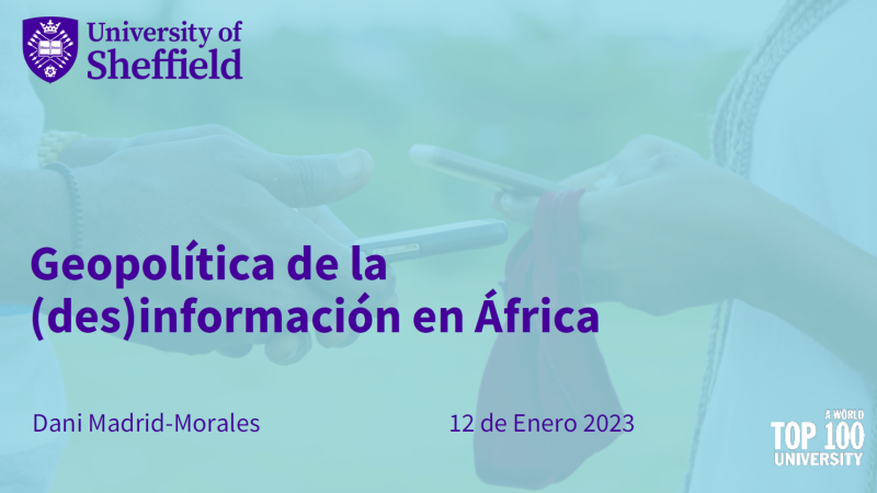Geopolítica de la desinformación en África