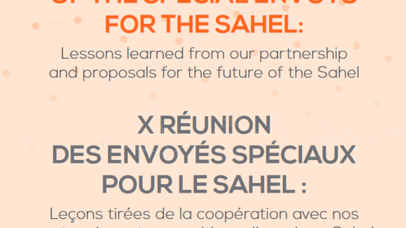 Programa X Reunion Enviados Especiales Sahel