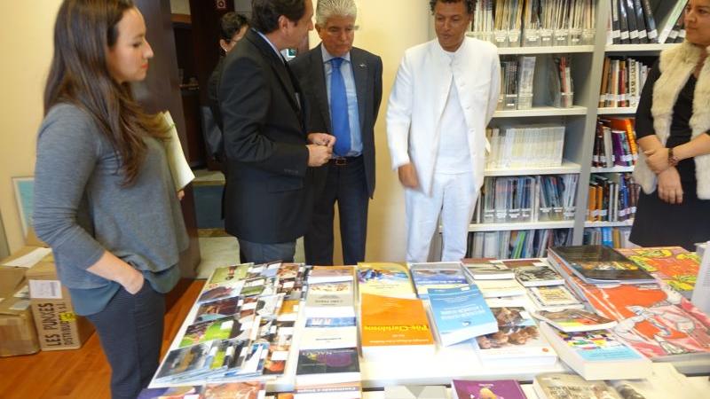 El ministro de Cultura de Cabo Verde, Mário Lúcio Sousa, visita Casa África