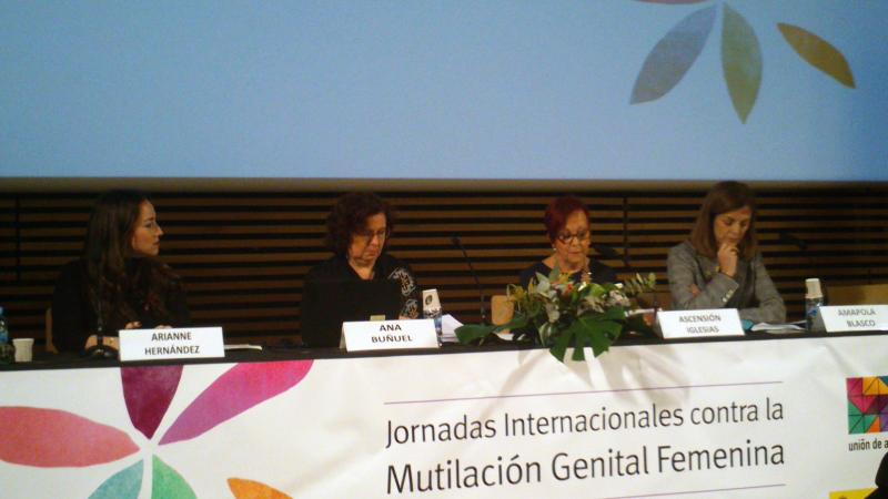 Casa África, en las jornadas contra la mutilación genital femenina organizadas por la UNAF en Madrid