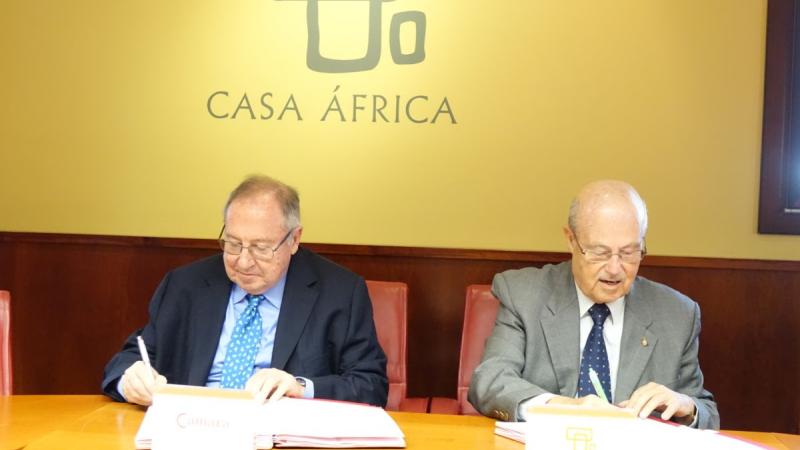 Casa África y la Cámara de Comercio de España firman un convenio para acercar las pymes españolas al continente vecino