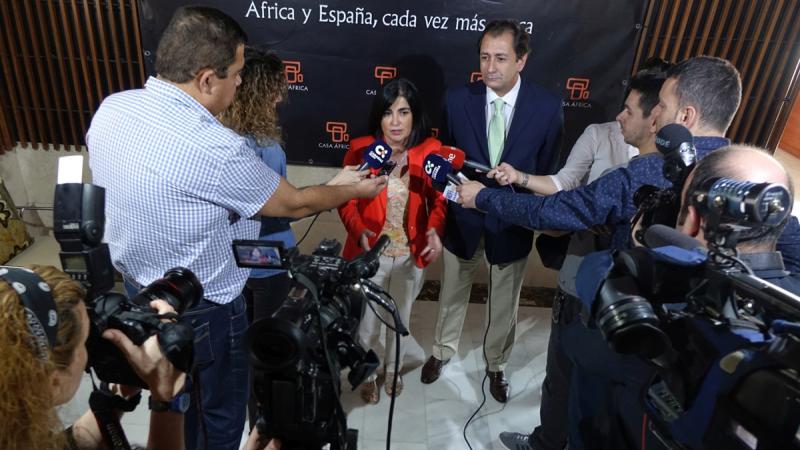 Carolina Darias visita Casa África en el marco de un proyecto europeo de migraciones y derechos humanos