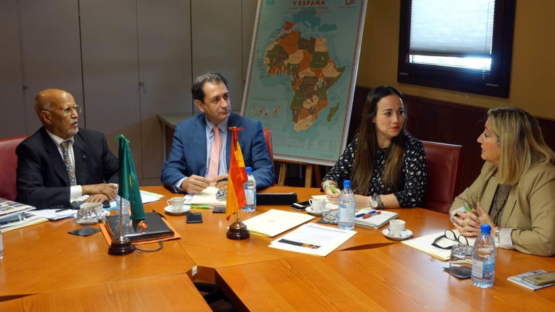 El presidente de la Cámara de Comercio de Mauritania visita Casa África