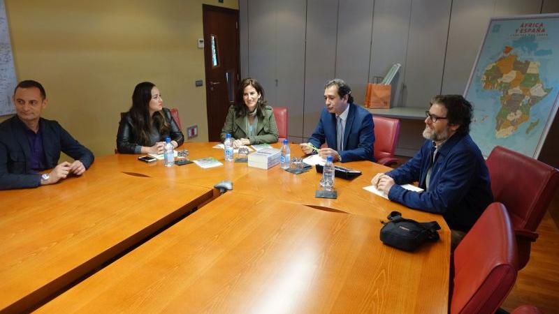 Visita de la Segunda Jefatura y del Consejero Cultural de la Embajada de España en Mauritania