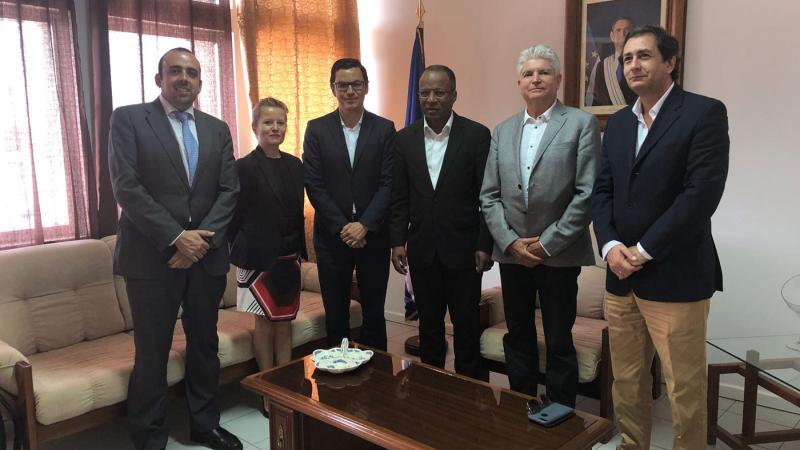 El director general de Casa África acompaña al vicepresidente del Gobierno canario en un viaje oficial a Cabo Verde