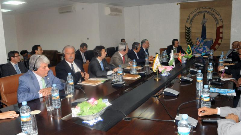Luis Padrón, parte de la delegación del Gobierno de Canarias que se encuentra en Mauritania