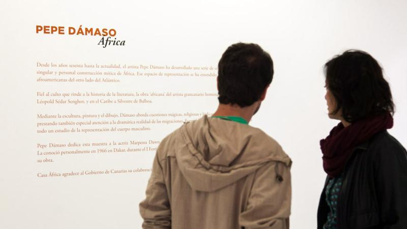 Pepe Dámaso expone su obra africana en Casa África