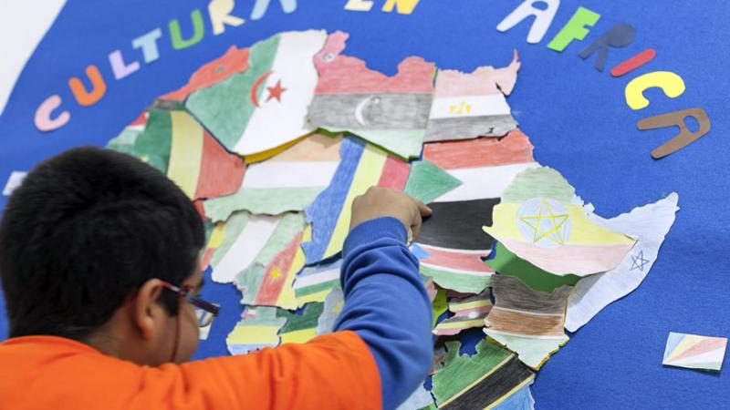 Los alumnos canarios exponen sus visiones de África en Casa África