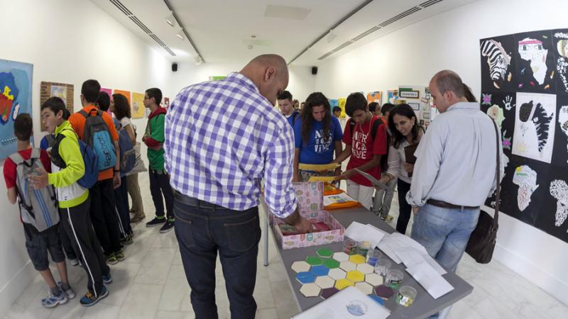Los alumnos canarios exponen sus visiones de África en Casa África