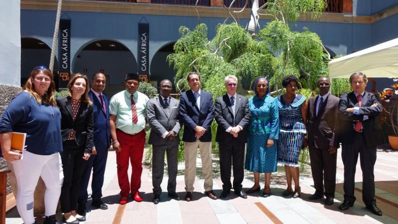 Casa África recibe la visita de una misión de la Cámara de Comercio e Industria Bilateral Marfileña y Nigeriana