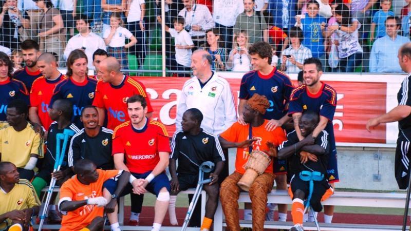 El equipo One goal llega a Cádiz tras su paso por Madrid