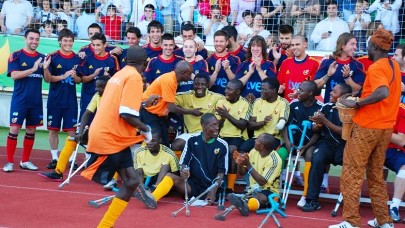 El equipo One goal llega a Cádiz tras su paso por Madrid