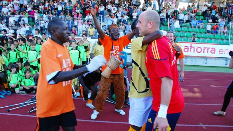 El equipo One goal llega a Cádiz tras su paso por Madrid