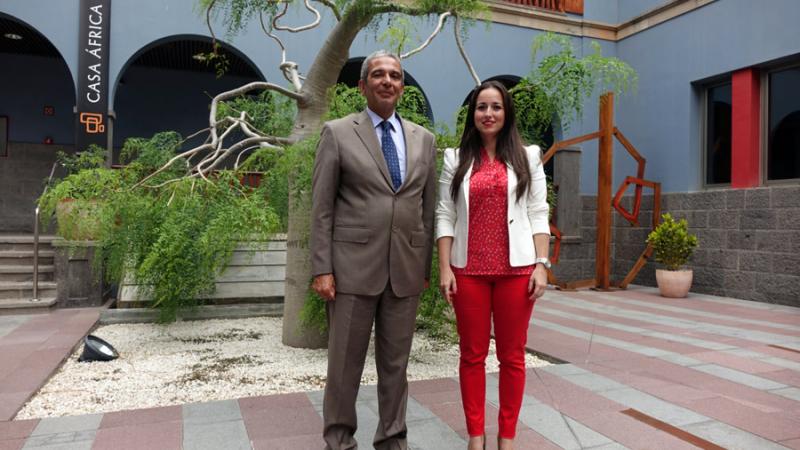 El embajador de Egipto en España visita Casa África