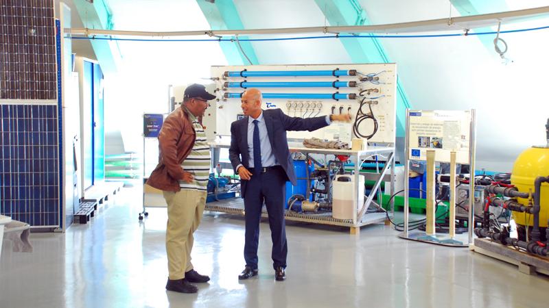 El viceministro de Energía y Minas de Namibia visita el ITC