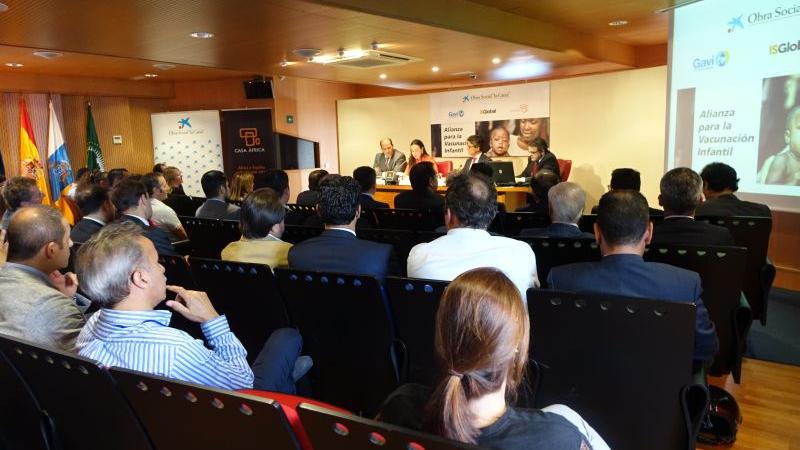 24 empresas de la provincia de Las Palmas han contribuido a la vacunación de 8.687 niños de países de baja renta