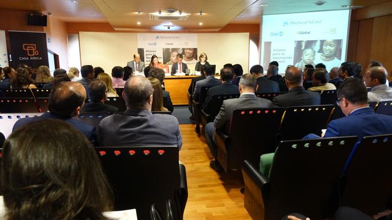 24 empresas de la provincia de Las Palmas han contribuido a la vacunación de 8.687 niños de países de baja renta