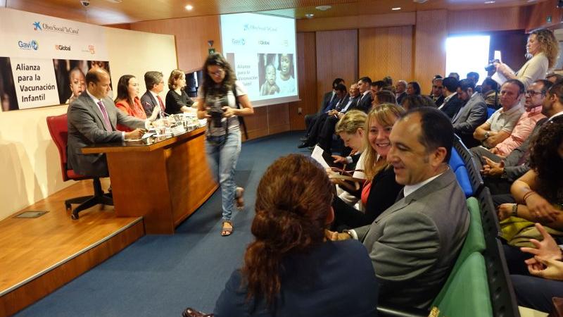 24 empresas de la provincia de Las Palmas han contribuido a la vacunación de 8.687 niños de países de baja renta