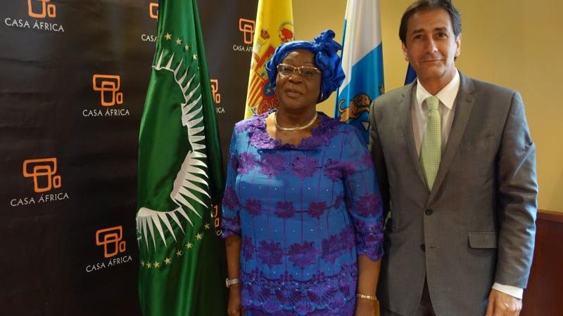 La Embajadora de Guinea Ecuatorial en España visita Casa África