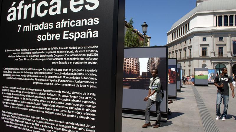 Miradas africanas sobre la ciudad española toman las calles de Madrid
