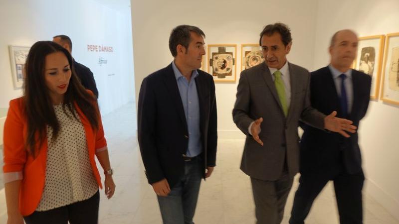 El presidente del Gobierno de Canarias, Fernando Clavijo, visita Casa África