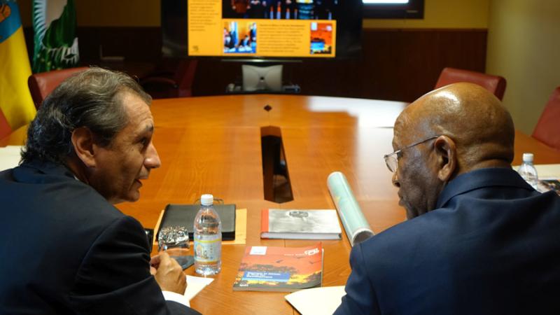 El embajador de Sudáfrica en España, de visita institucional en Gran Canaria